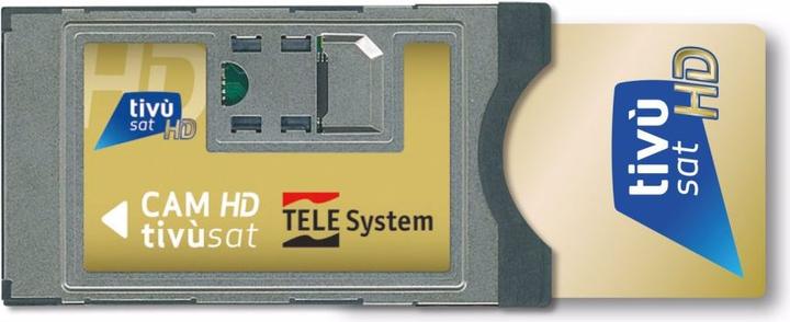 TivuSat HD Modul mit TivuSat Smart Karte, div. italiensiche Sender (Nagravision, CI Modul, Smartcard)