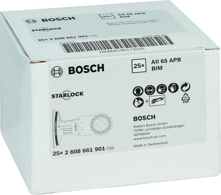 Produktbild Bosch Professional Zubehör BIM Tauchsägeblatt AII 65 APB, Wood and Metal, 40 x 65 mm
