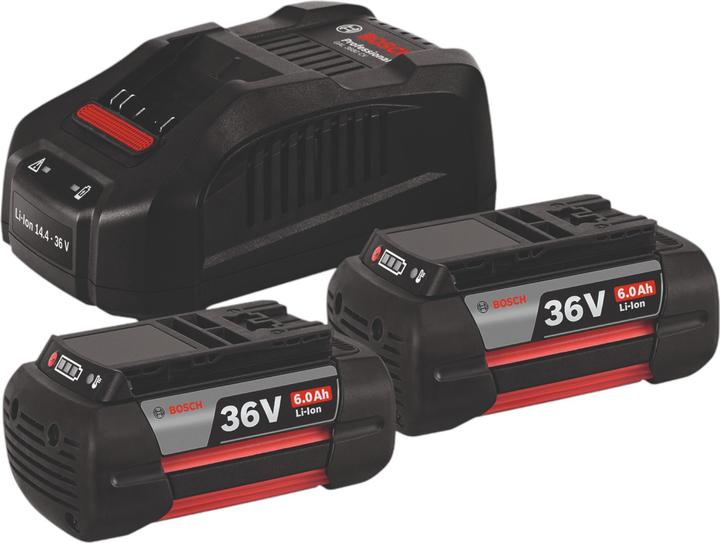 Productafbeelding Bosch Professional Batterij + lader GBA 36V 2x6.0Ah + GAL 3680 (36 V)