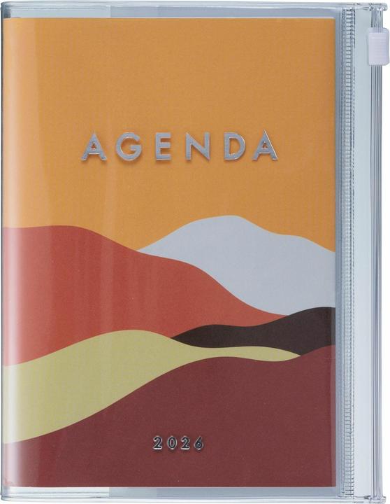 Mark'S 2025/26 Taschenkalender, A6 Mountain // Orange (A6, English)