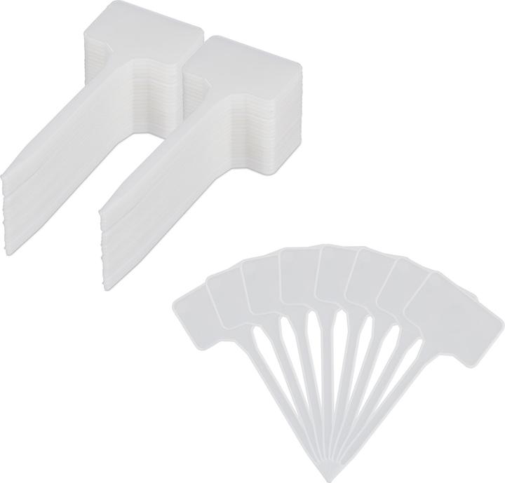 Relaxdays Plant Labels, Pack of 100 (0.20 cm, 5.50 cm)