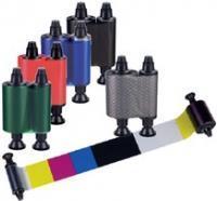 Actual product image Evolis YMCKO tape (Blue, Rose, Yellow, Black)