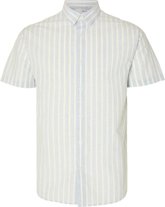 Slhregnew-Linen Shirt Ss Classic Noos