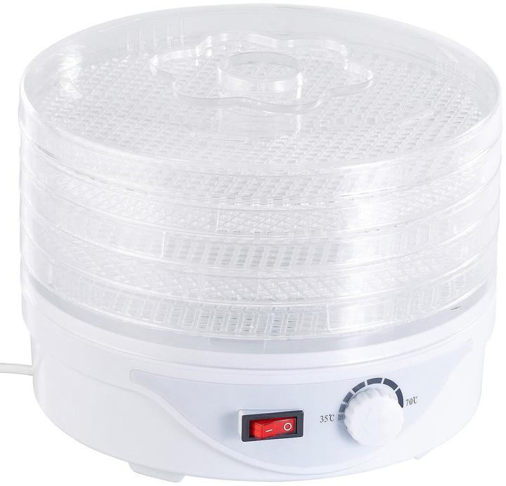Actual product image Rosenstein & Söhne Compact dehydrator with 5 dehydrating inserts