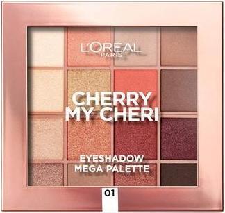 Produktbild L'Oréal Paris Paradis Eyeshadow 16 Colors Cherry My Cherie (Cherry My Cherie)
