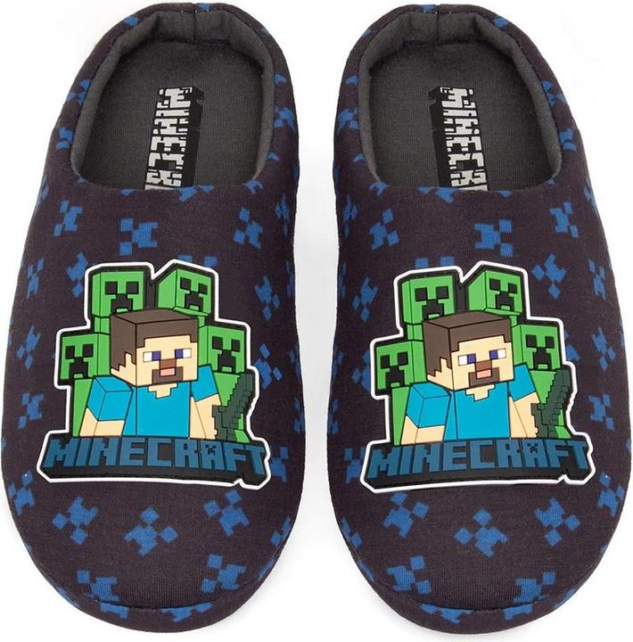 Actual product image Minecraft Boys Slippers Creeper (34)