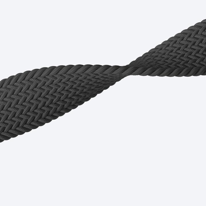 Actual product image Amazingthing 2er-Set Blend Band für Apple Watch 45/46/49 mm - Grau-Schwarz/Grau (Stainless steel, Nylon)