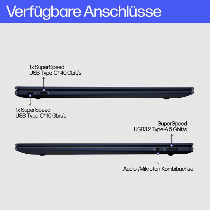 Produktbild HP EliteBook Ultra G1q (14", Snapdragon X Elite X1E-78-100, 16 GB, 1000 GB, DE)