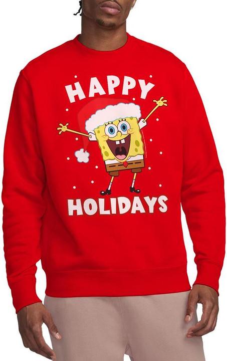 Produktbild Spongebob Squarepants Happy Holidays Sweatshirt weihnachtliches Design (S)