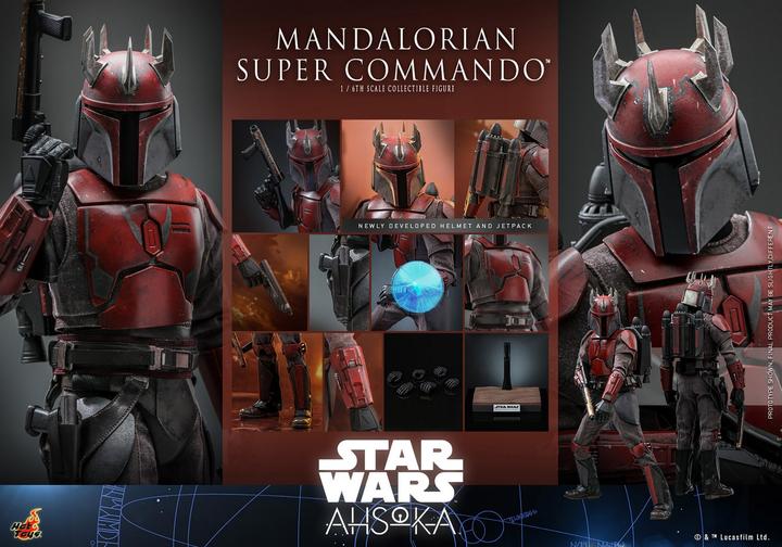 Produktbild Hot Toys Star Wars: The Mandalorian Actionfigur 1/6 Mandalorian Super Commando 31 cm