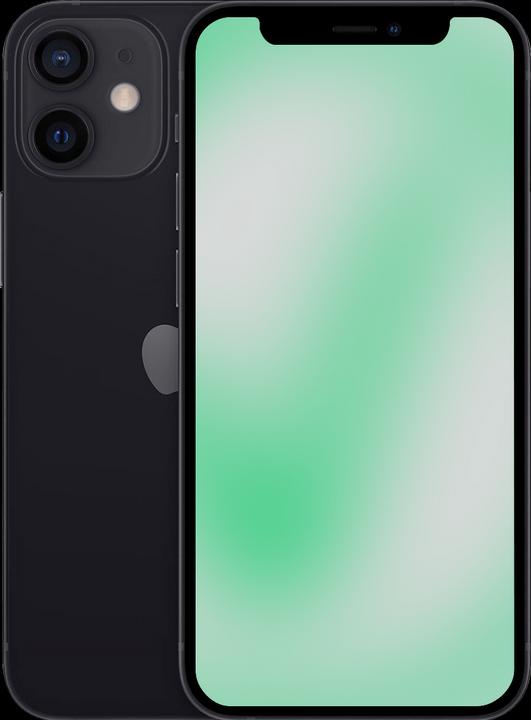 Produktbild Revendo iPhone 12 mini (64 GB, Black, 5.40", 0.00 Mpx, SIM + eSIM, C / Gut)
