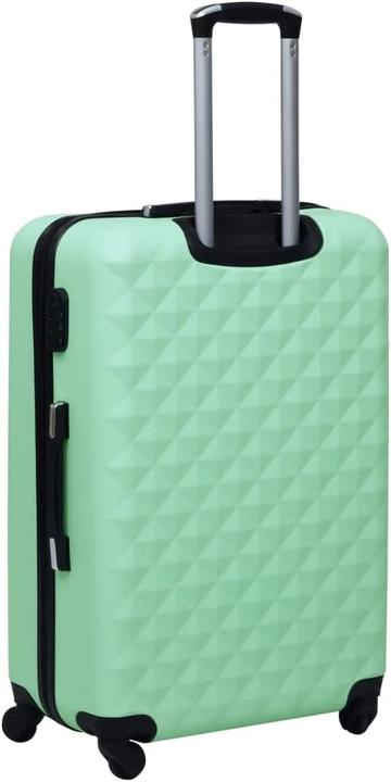 Actual product image VidaXL Trolley Set, Mint Green (Hand luggage (up to 50 litres), L (90 - 115l))