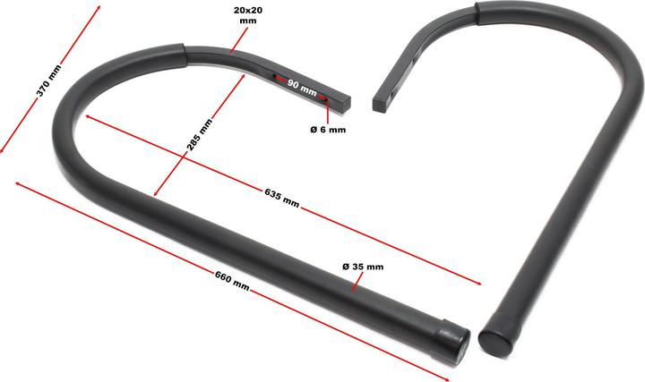 Actual product image Wiltec Kayak wall mount