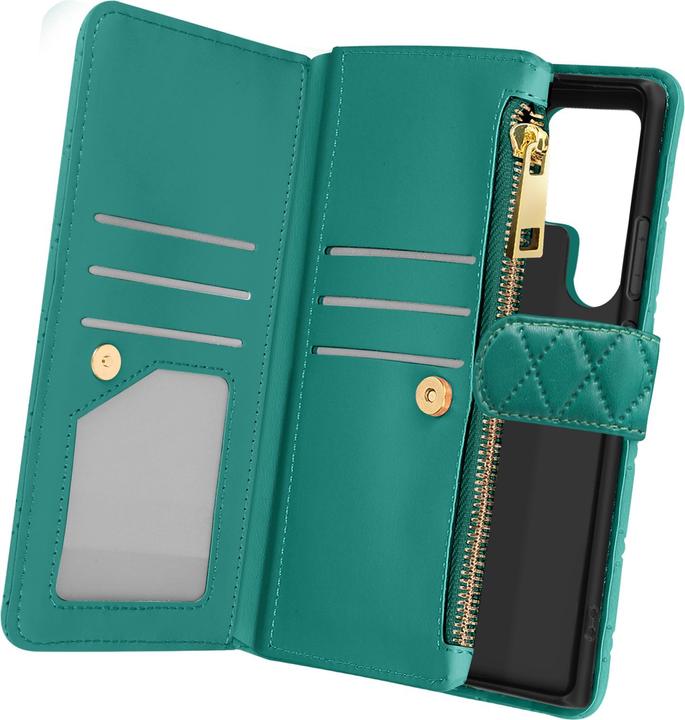 Produktbild Avizar Quilted Charm Wallet Cover Series (Samsung Galaxy S24 Ultra)