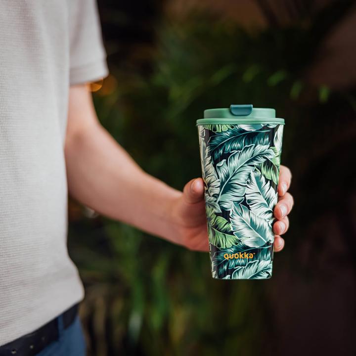 Image du produit Quokka Vaso Cafe Doble Pared - Doppelwandiger Becher 450 ml (Dschungel) (0.45 l)