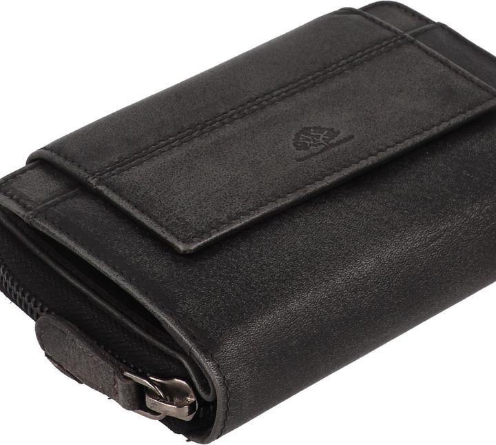 Actual product image Greenburry Destressed Geldbörse RFID Schutz Leder 13.5 cm