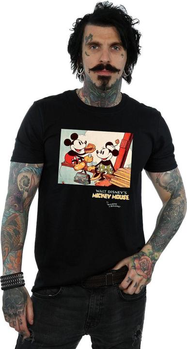 Immagine prodotto Disney Mickey Mouse Building A Building Maglietta Uomo (4XL)