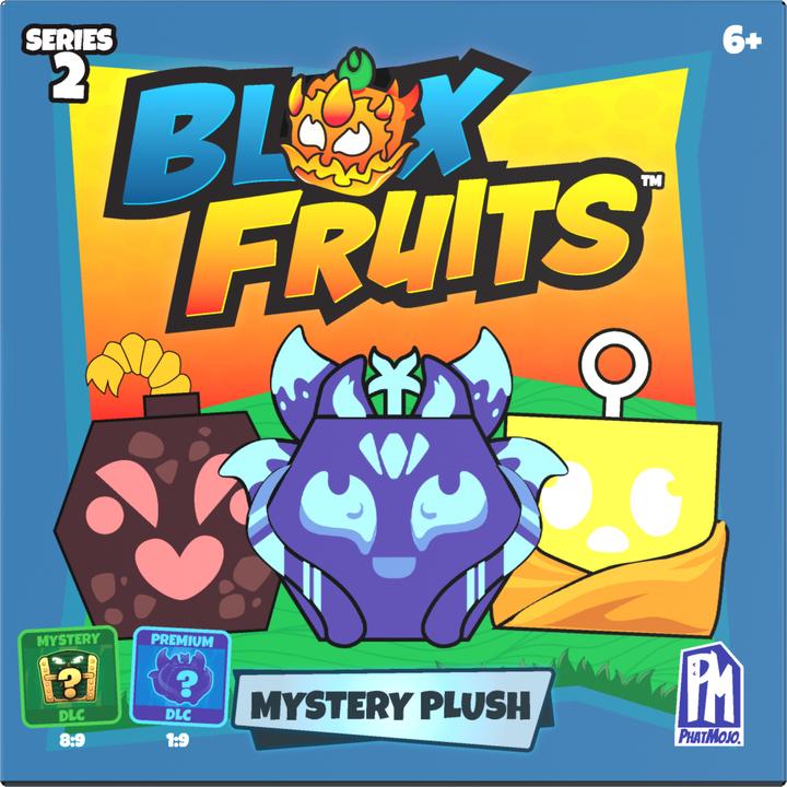 Productafbeelding Phat Mojo Blox Fruit pluche figuurtjes 10 cm Mystery Plush Serie 2 Display (9) (10 cm)