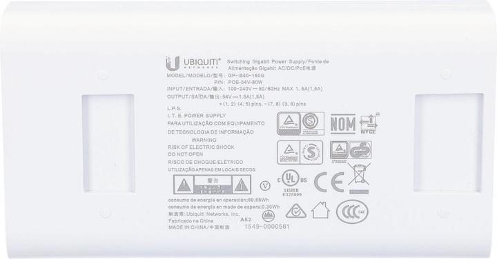 Productafbeelding Ubiquiti Netwerken POE-54-80W (802.3at (PoE+), 80 W)