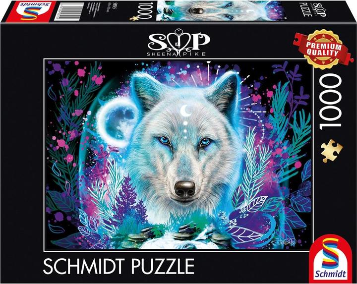 Produktbild Schmidt Spiele Neon Arktis Wolf 1000 Teile (1000 Teile)