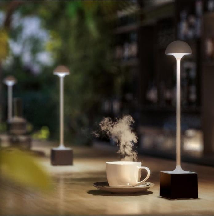 Actual product image Sompex FLORA black rechargeable table lamp (247 lm)