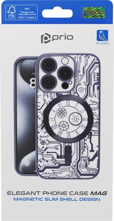 Produktbild prio elegante Handyhülle MAG für iPhone 13 mini schwarz (Apple iPhone 13 mini)