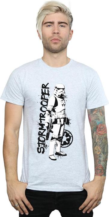 Produktbild Star Wars The Mandalorian Splat Stormtrooper TShirt (XXL)