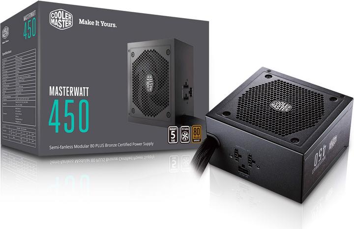 Produktbild Cooler Master Netzteil,MasterWatt 450W (450 W)
