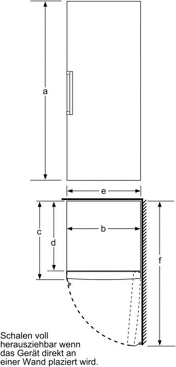 Actual product image Bosch Hausgeräte GSN51DWDP (Stand-alone, 290 l)