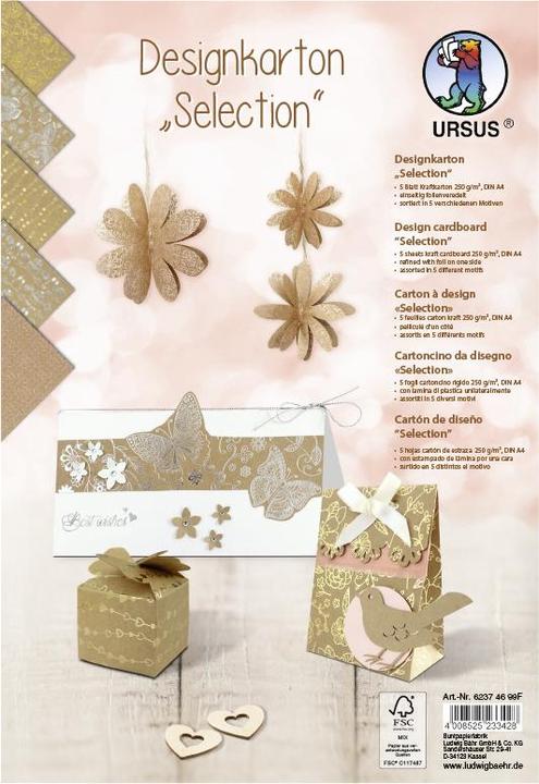 Ursus Designkarton.Selection.Sort.6237-46-99F (250 g/m², 1 x)