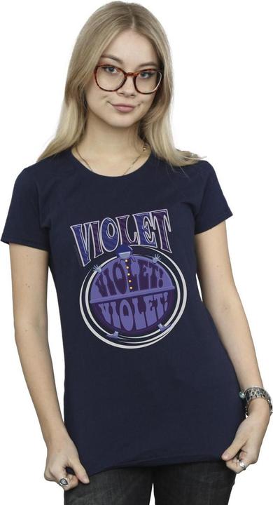 Immagine prodotto Willy Wonka & the Chocolate Factory Violet Turning Violet Maglietta Donna (M)