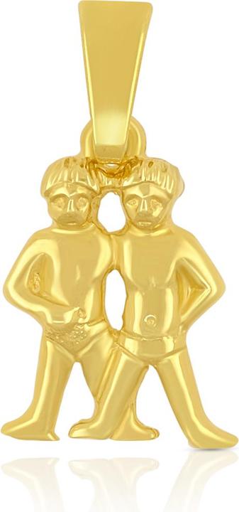 Muau Zwillinge (750/18K Gelbgold)