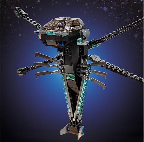 Actual product image LEGO Black Panthers Dragonfly (76186, LEGO Marvel)