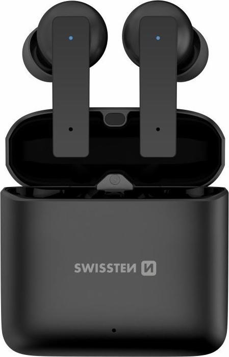 Actual product image Swissten Bluetooth TWS Headphones ALUPODS (4.50 h, Cable)
