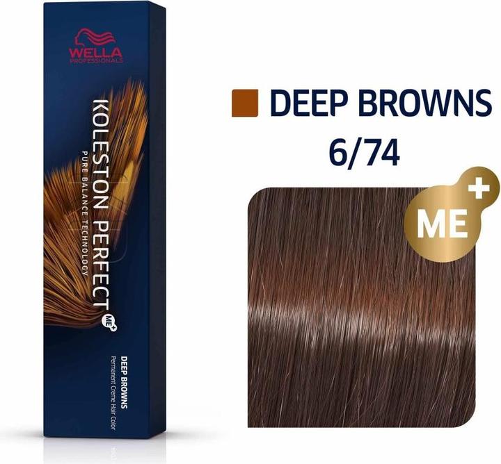 Image du produit Wella KOLESTON PERFECT ME+ DEEP BROWNS 6/74 60 ml (6/74)