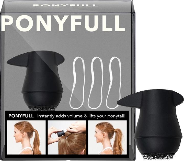 Kitsch Ponyfull Schwarz (1 Stk.)