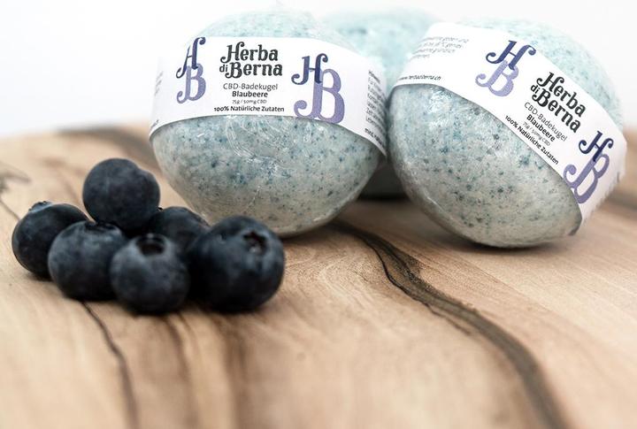 Image du produit Herba di Berna Boule de bain myrtille (Bombe de bain)
