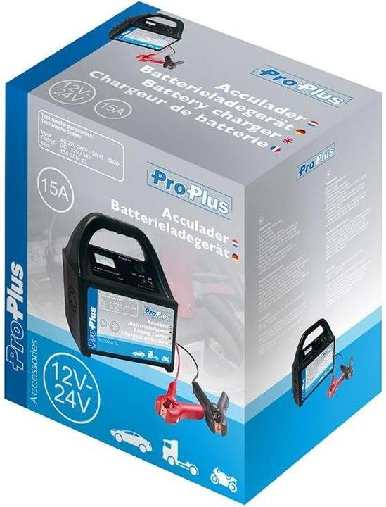 Image du produit ProPlus Chargeur de batterie 12V/24V 15Amp. (24V, 15 A)
