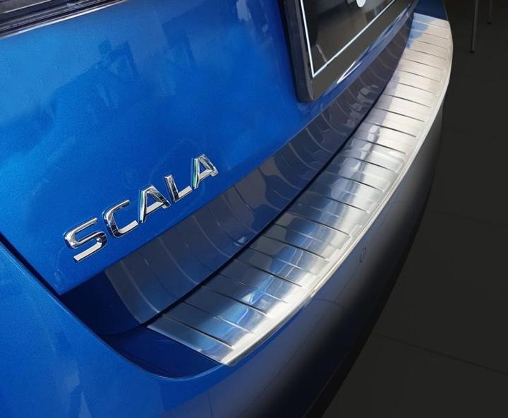 Actual product image Chemical Guys Stainless steel bumper protection for Skoda Scala from 2019 until today (Rear)