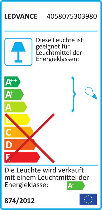 Label énergétique Ledvance Sous-marin (1400 lm, G13)