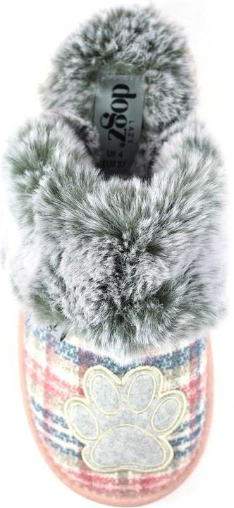 Image du produit Lazy Dogz Pantoufles Poppy fourrées de fourrure synthétique (38)