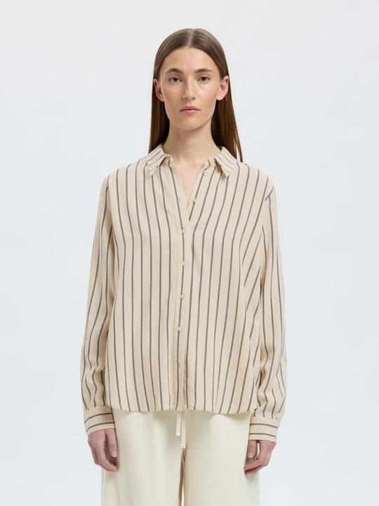 Actual product image Selected Femme Streifen Langarmhemd (42)
