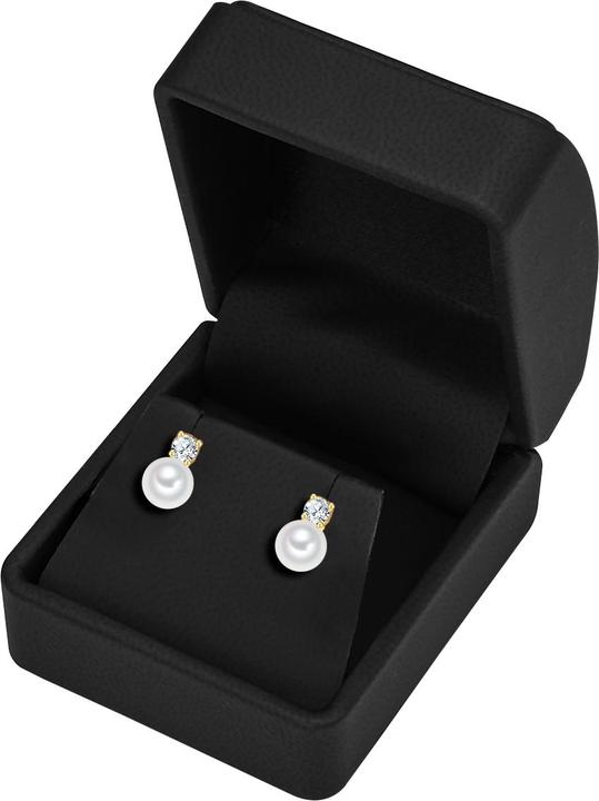 Image du produit Trilani Femme argent sterling zirconium perle d'eau douce de culture or jaune - 31550 (Argent Sterling)