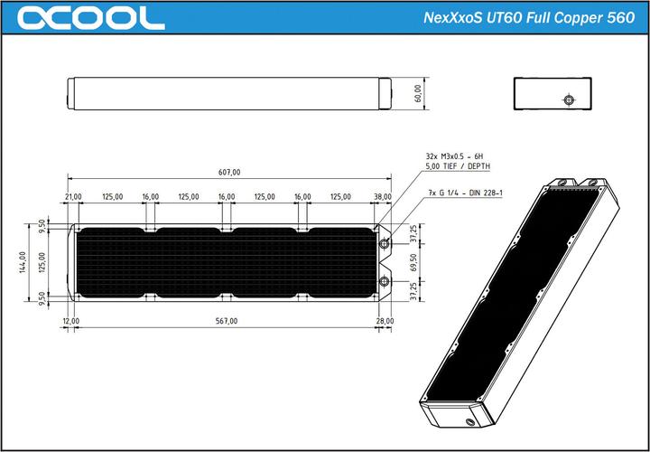 Produktbild Alphacool NexXxoS 560mm (140 mm)