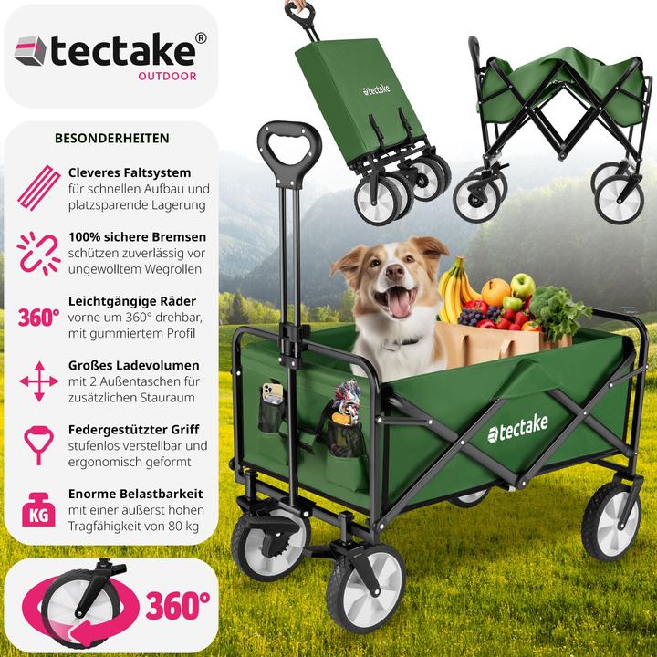 Image du produit tectake Chariot à main pliable | capacité de 80 kg
