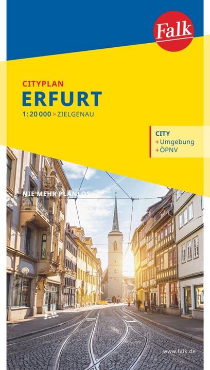 Produktbild Falk Cityplan Erfurt 1: 20000