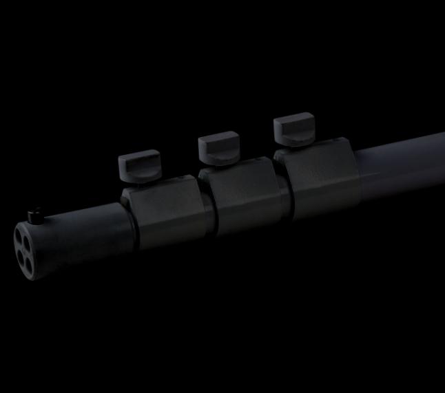 Actual product image Wentex Telescopic Upright - 4-way 180 - 500 cm (H) - black (500 cm)