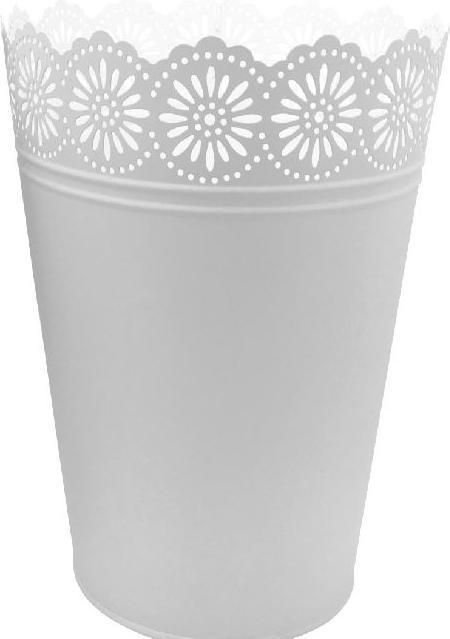 Produktbild GuGus Übertopf aus Metall weiss (17 cm)