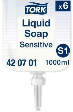 Image du produit Tork savon liquide extra doux sans parfum (Savon liquide, 1000 ml)