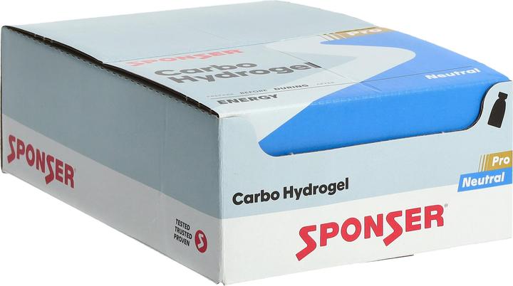 Actual product image Sponser Carbo Hydrogel (Neutral, 20 pcs., 60 g)